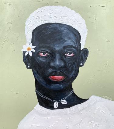 Original Women Paintings by KWABENA BUDU