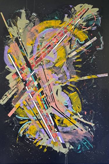 Original Abstract Expressionism Abstract Paintings by Brit Webber