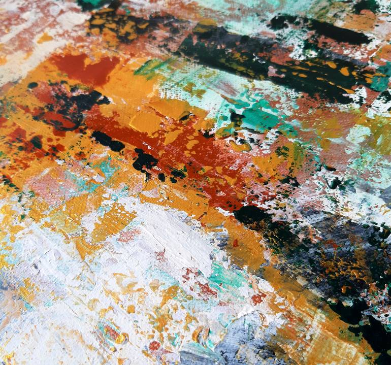 Original Abstract Expressionism Abstract Painting by Ellen Meriny