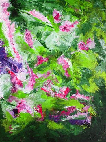 Print of Abstract Floral Paintings by Ellen Meriny