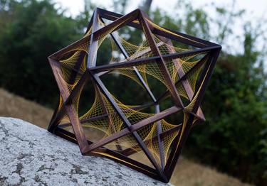 Octahedron and Cube | Astroid string art thumb