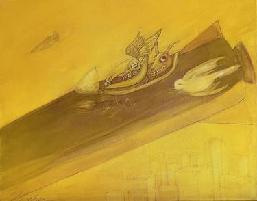 Original Contemporary Animal Painting by Marshall  Carbee