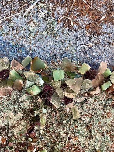 Original Contemporary Beach Painting by Marshall  Carbee