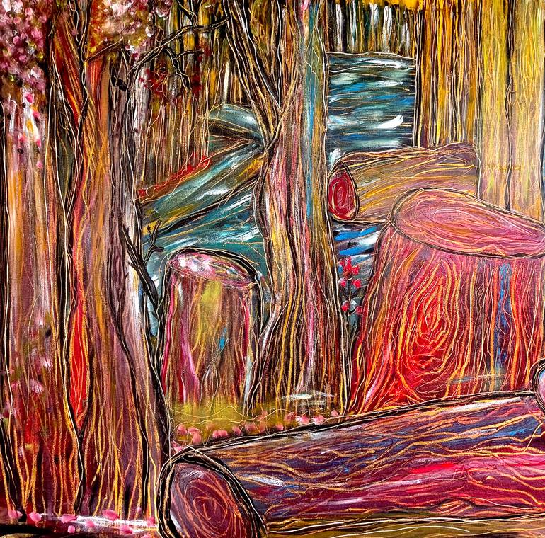Original Contemporary Landscape Painting by Marshall  Carbee