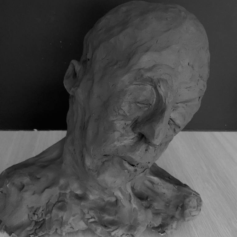 Original Portrait Sculpture by Annick De Houwer