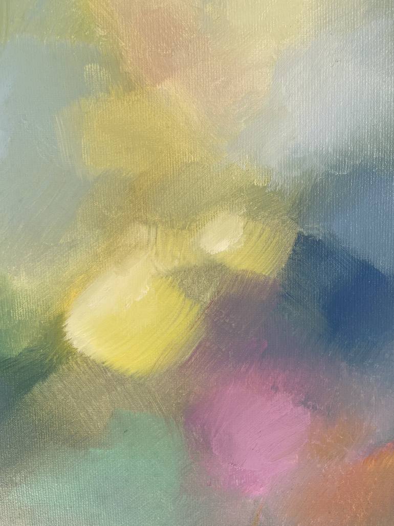 Original Painterly Abstraction Abstract Painting by Junija  Galejeva