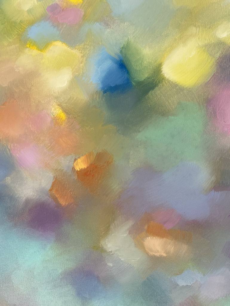 Original Painterly Abstraction Abstract Painting by Junija  Galejeva