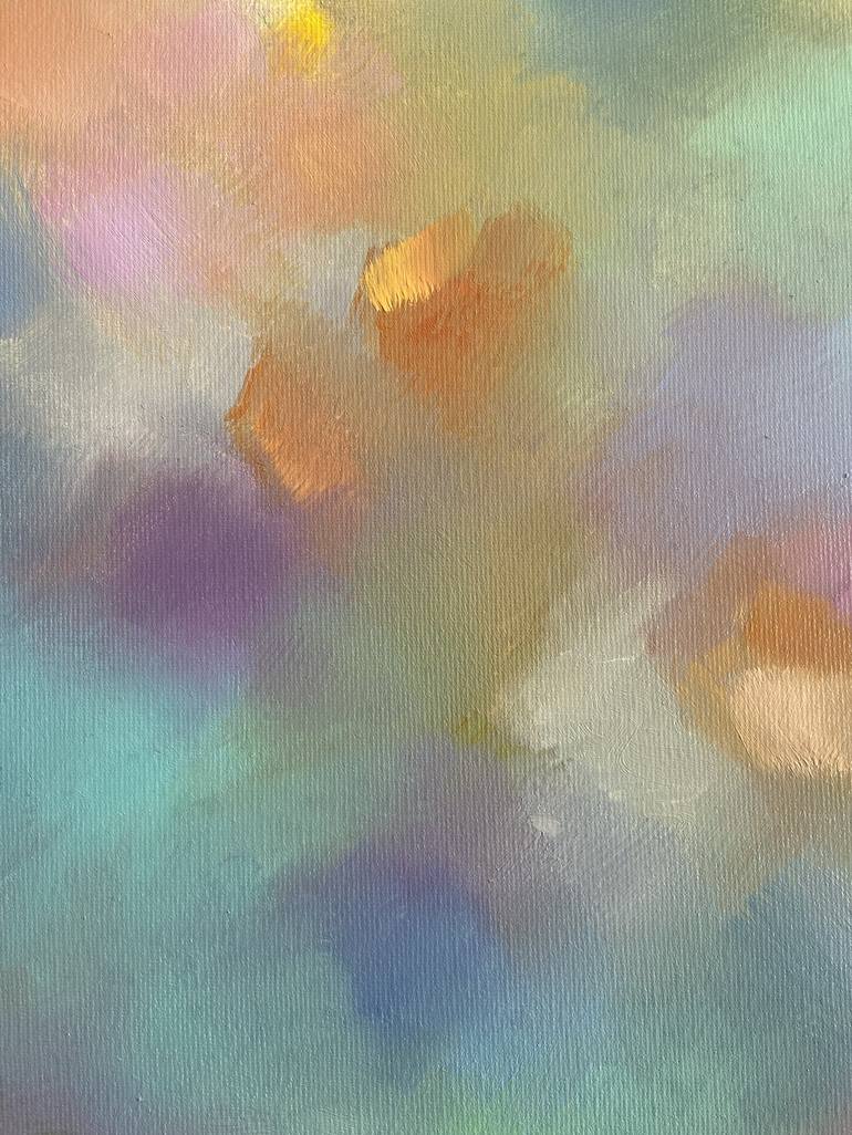 Original Painterly Abstraction Abstract Painting by Junija  Galejeva