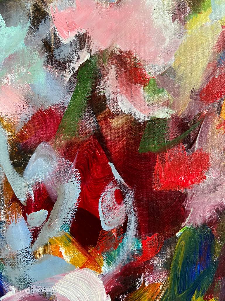Original Abstract Nature Painting by Junija  Galejeva
