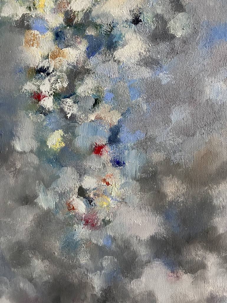 Original Abstract Seasons Painting by Junija  Galejeva
