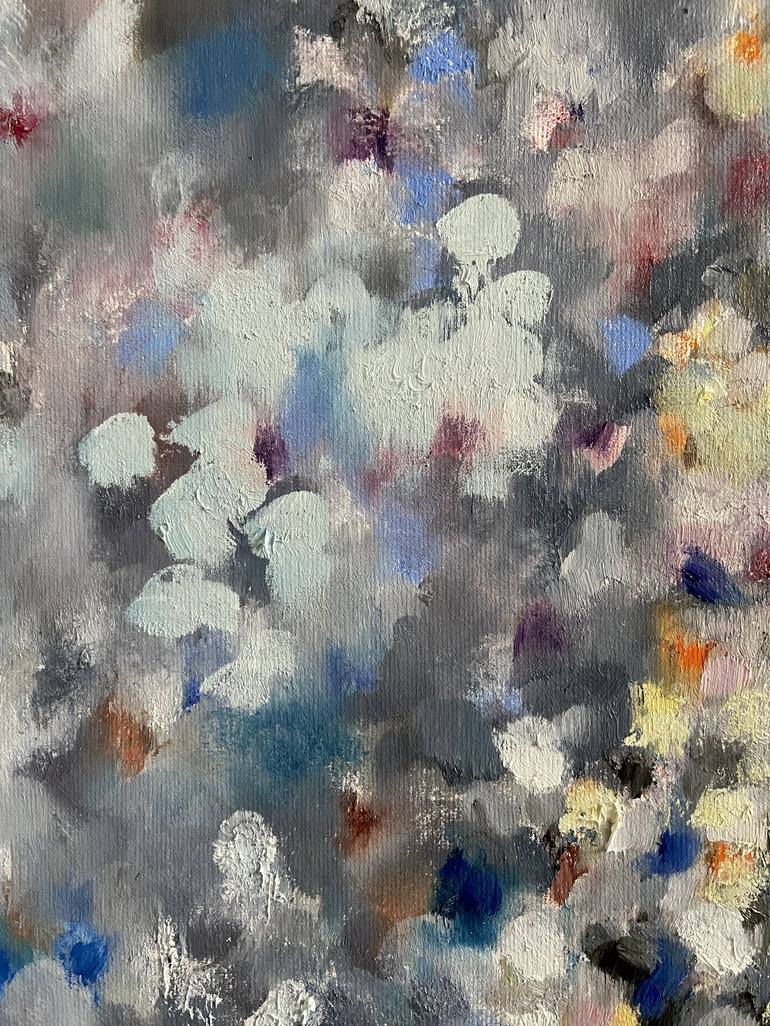 Original Abstract Seasons Painting by Junija  Galejeva