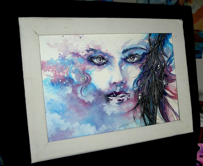 Original Surrealism Women Painting by Federico De Muro