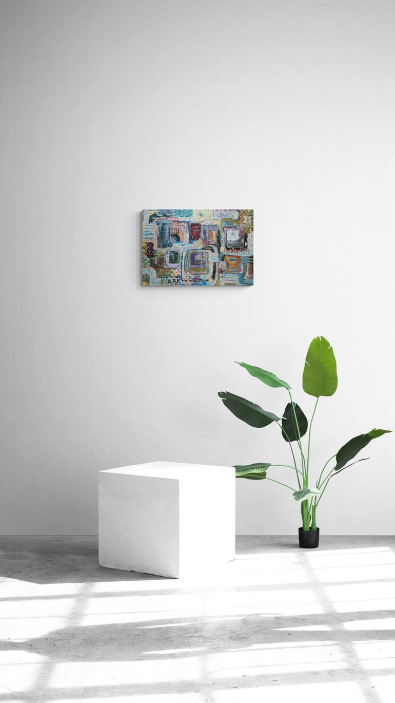 Original Contemporary Abstract Painting by Aleksandra KożUch