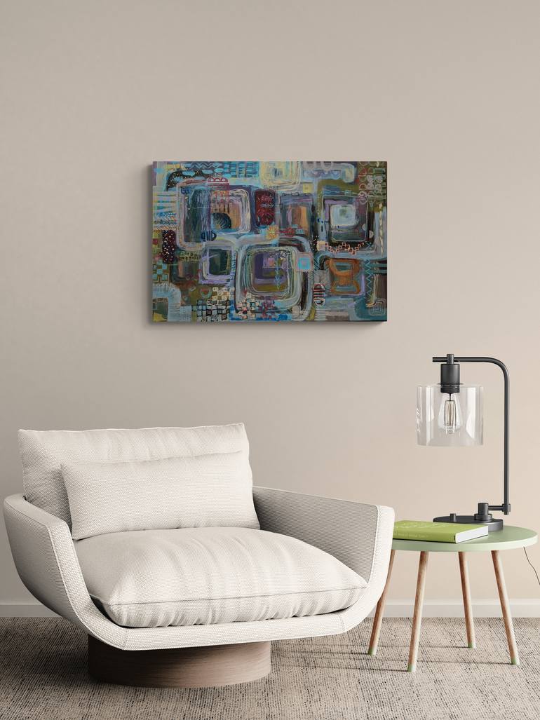 Original Contemporary Abstract Painting by Aleksandra KożUch