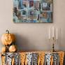 fire place, halloween, candles