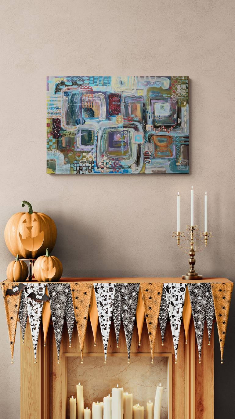 Original Contemporary Abstract Painting by Aleksandra KożUch