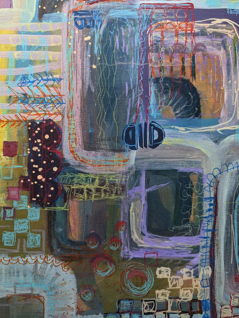 Original Contemporary Abstract Painting by Aleksandra KożUch