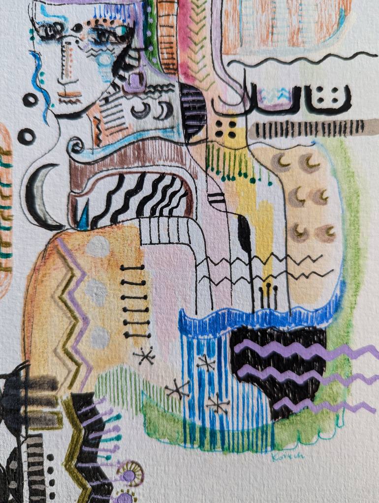 Original Contemporary Women Painting by Aleksandra KożUch