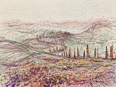 Original Contemporary Landscape Painting by Aleksandra Kożuch