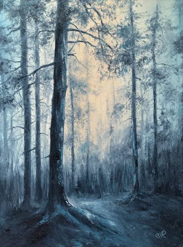 Mystical Forest Painting thumb