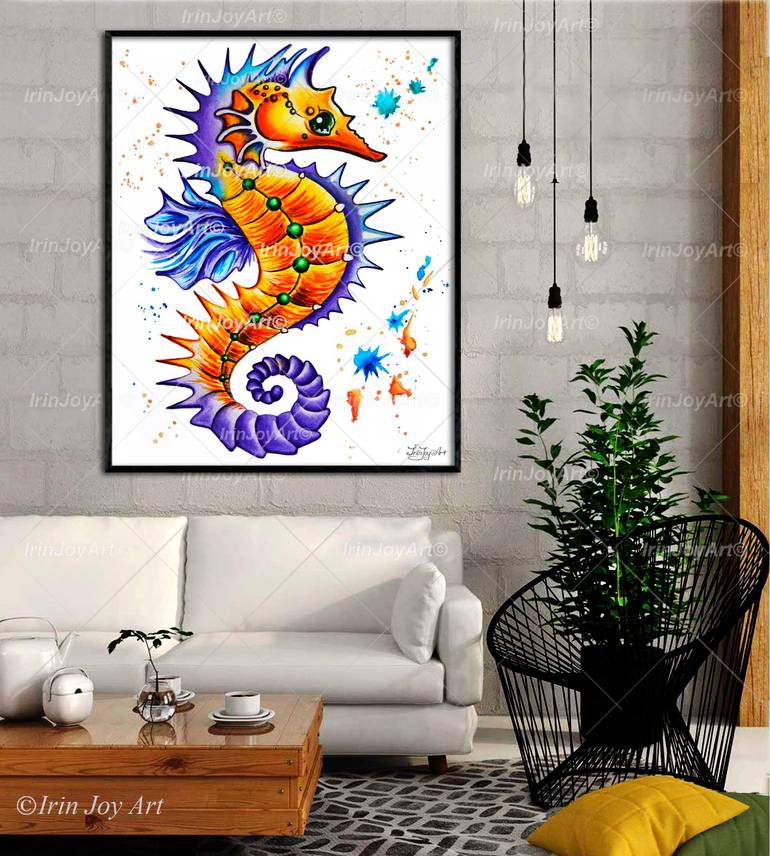 Original Conceptual Abstract Painting by Irinjoyart Art