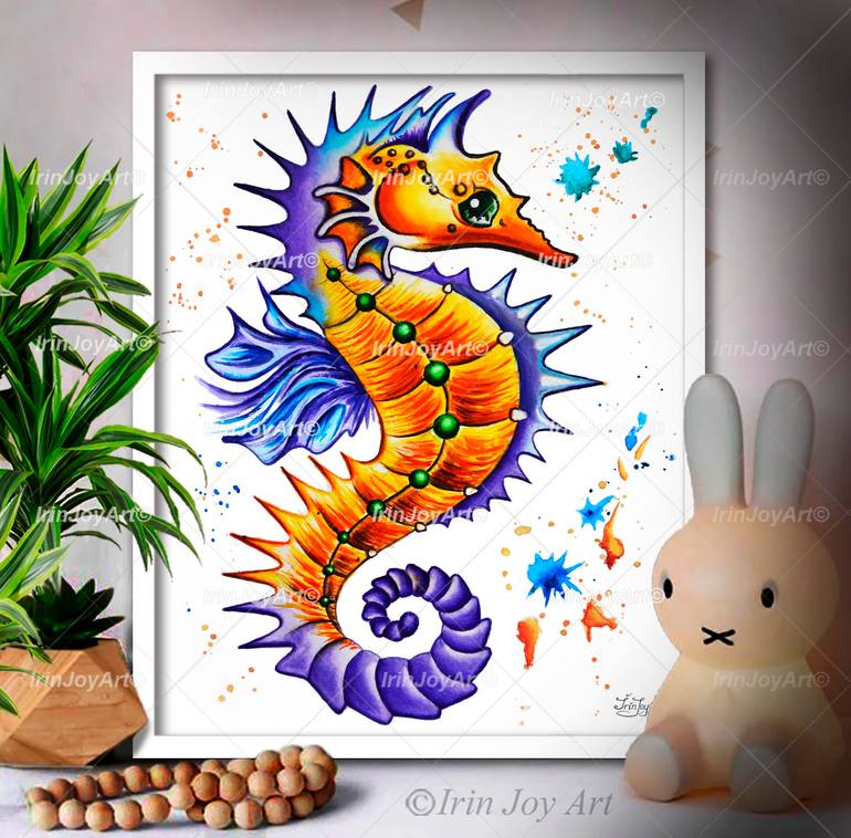 Original Conceptual Abstract Painting by Irinjoyart Art