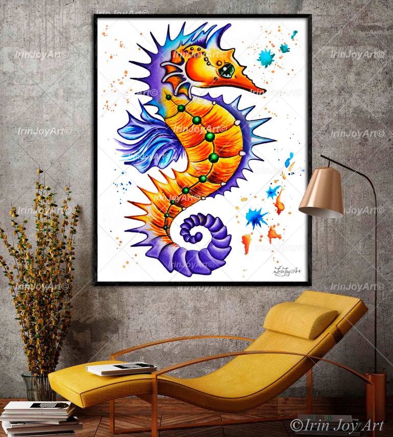 Original Conceptual Abstract Painting by Irinjoyart Art