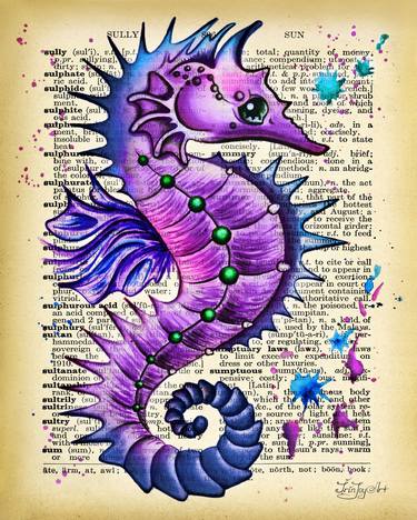 Print of Abstract Fish Printmaking by IrinJoyArt Art