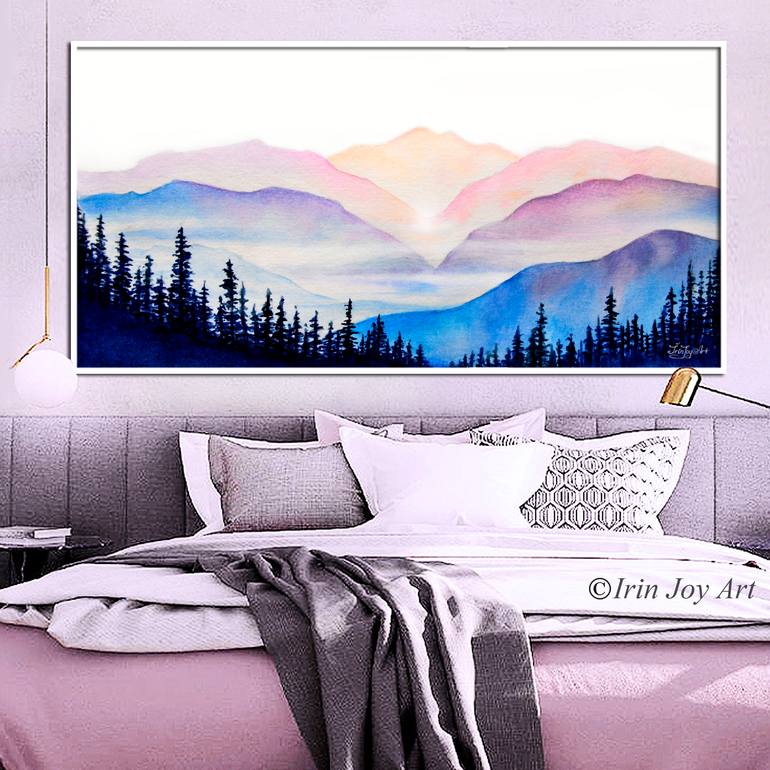 Original Abstract Nature Painting by Irinjoyart Art
