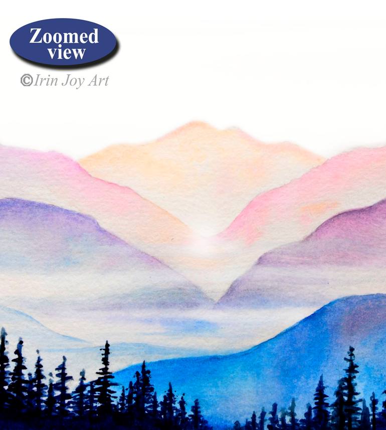 Original Abstract Nature Painting by Irinjoyart Art
