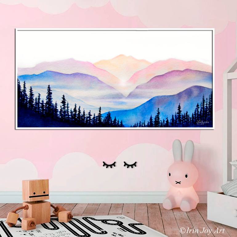 Original Abstract Nature Painting by Irinjoyart Art