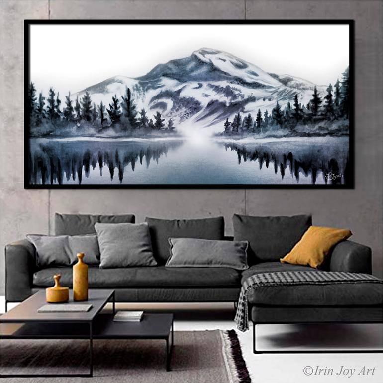 Original Abstract Landscape Painting by Irinjoyart Art