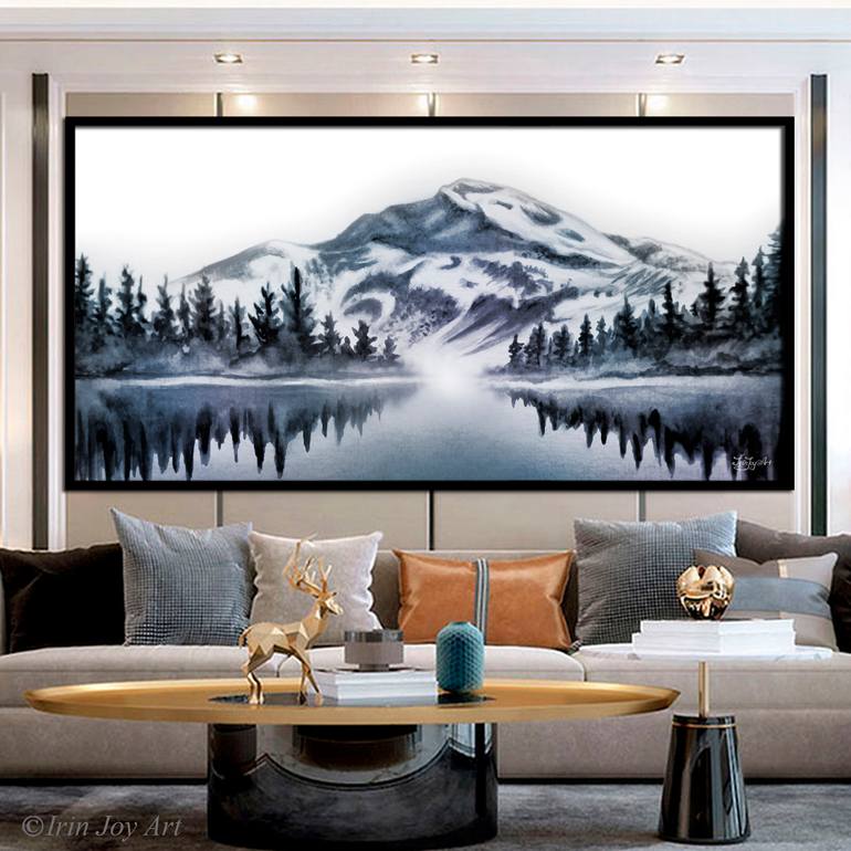 Original Abstract Landscape Painting by Irinjoyart Art