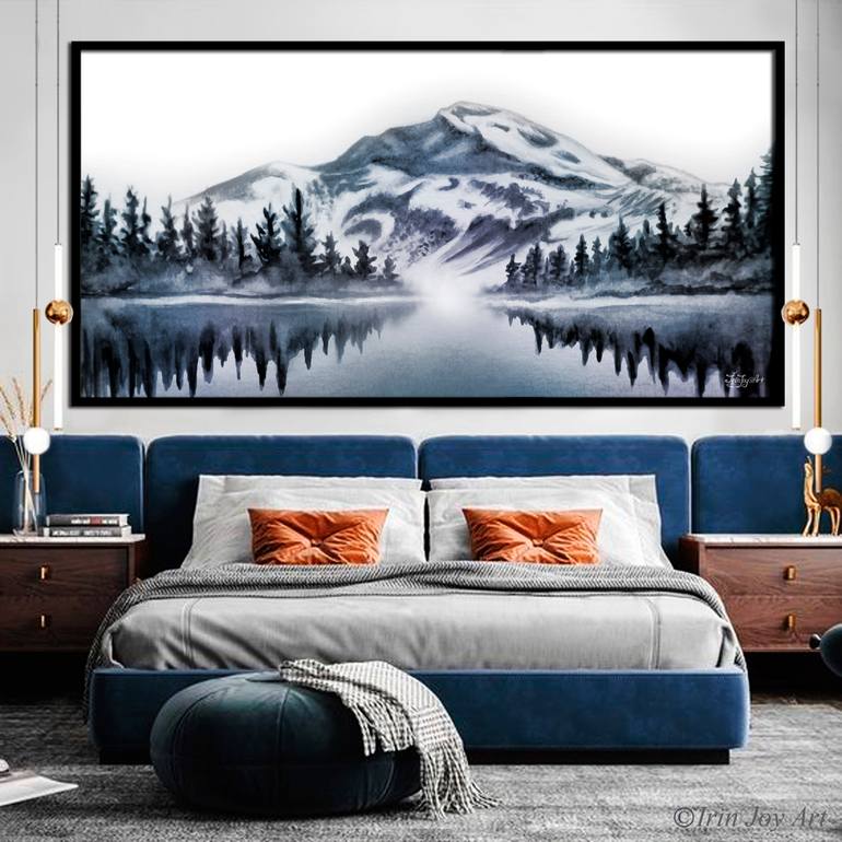 Original Abstract Landscape Painting by Irinjoyart Art