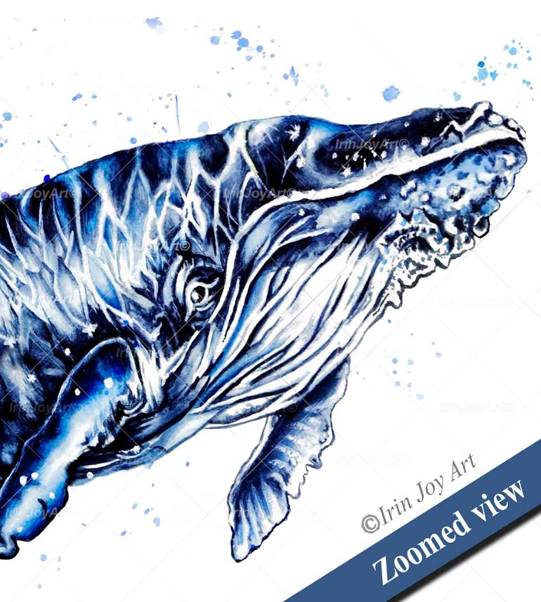 Original Abstract Animal Painting by Irinjoyart Art