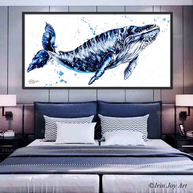 Original Abstract Animal Painting by Irinjoyart Art