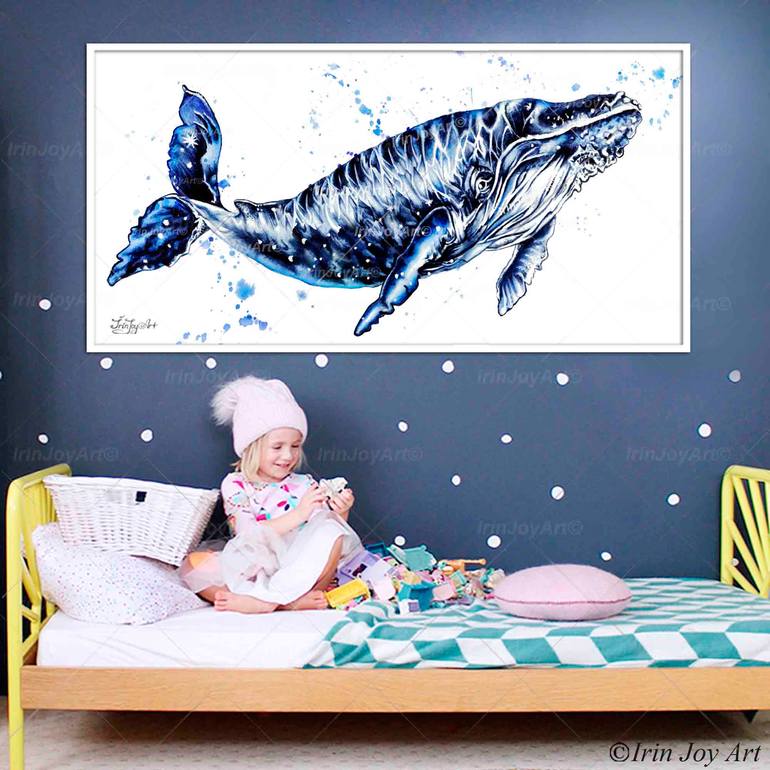 Original Abstract Animal Painting by Irinjoyart Art