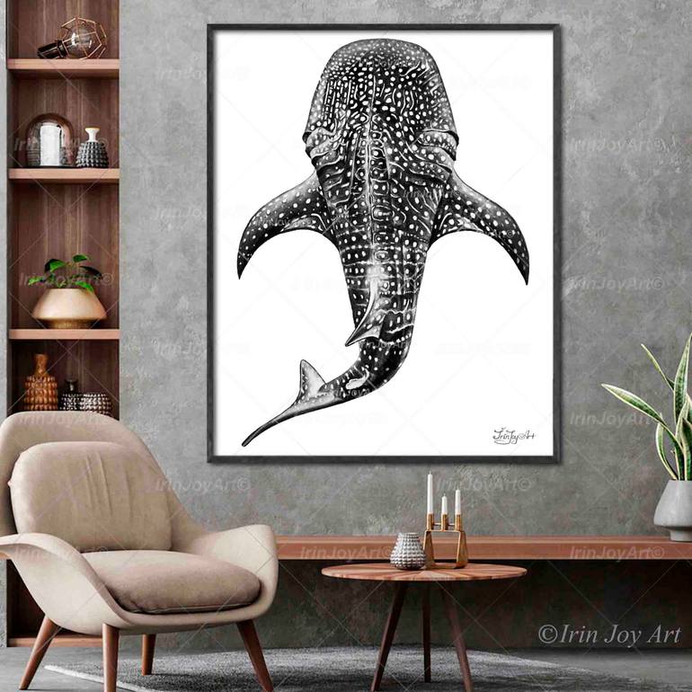 Original Abstract Animal Painting by Irinjoyart Art