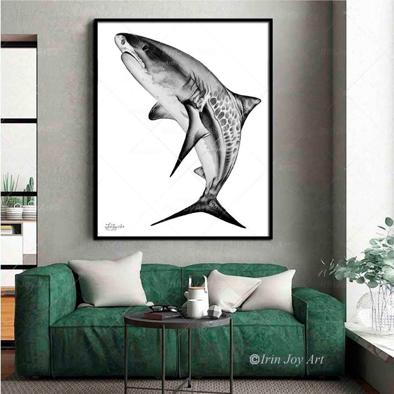 Original Abstract Animal Painting by Irinjoyart Art