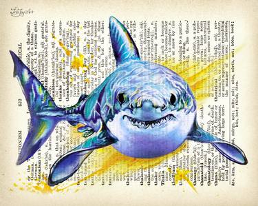 Original Abstract Animal Painting by Irinjoyart Art