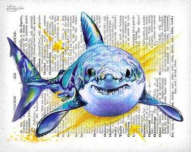 Original Abstract Animal Painting by Irinjoyart Art