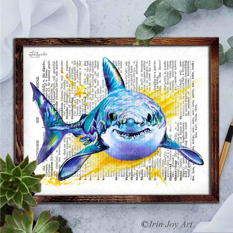 Original Abstract Animal Painting by Irinjoyart Art
