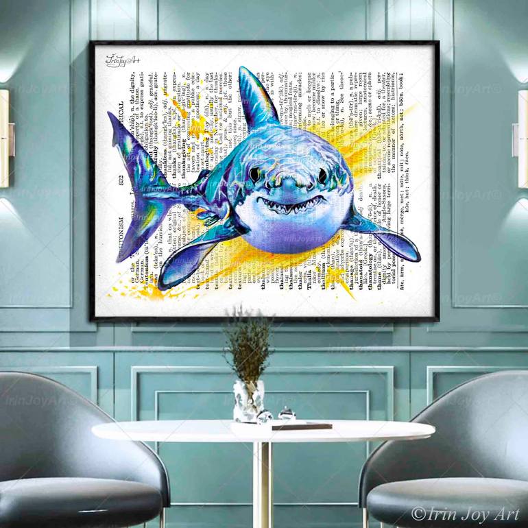 Original Abstract Animal Painting by Irinjoyart Art