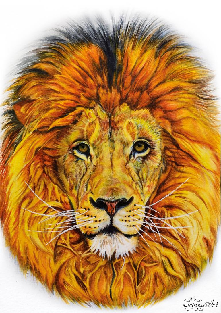 Emerald Tiger - Inked Up LLC - Paintings & Prints, Animals, Birds