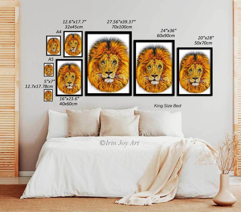 Original Illustration Animal Painting by Irinjoyart Art