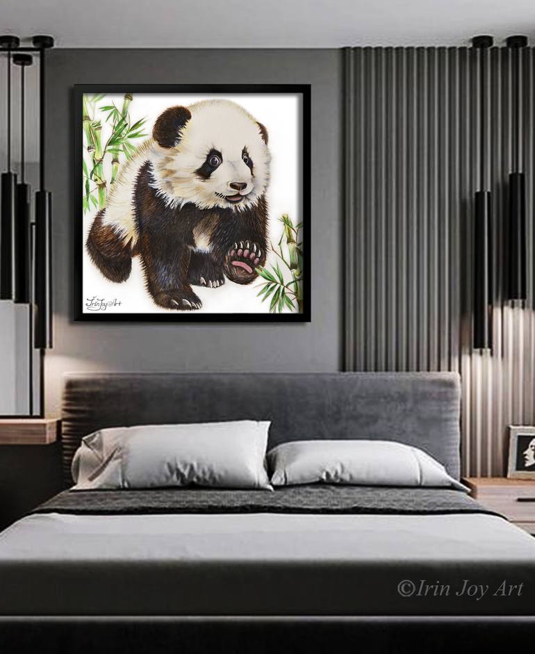 Original Expressionism Animal Painting by Irinjoyart Art