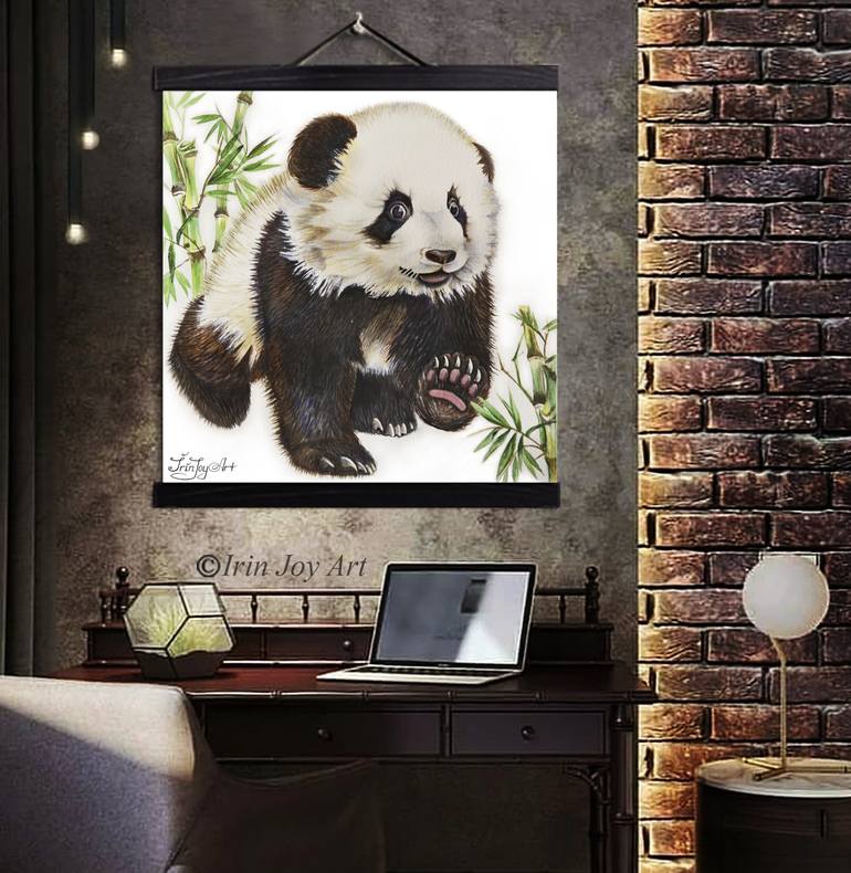 Original Expressionism Animal Painting by Irinjoyart Art