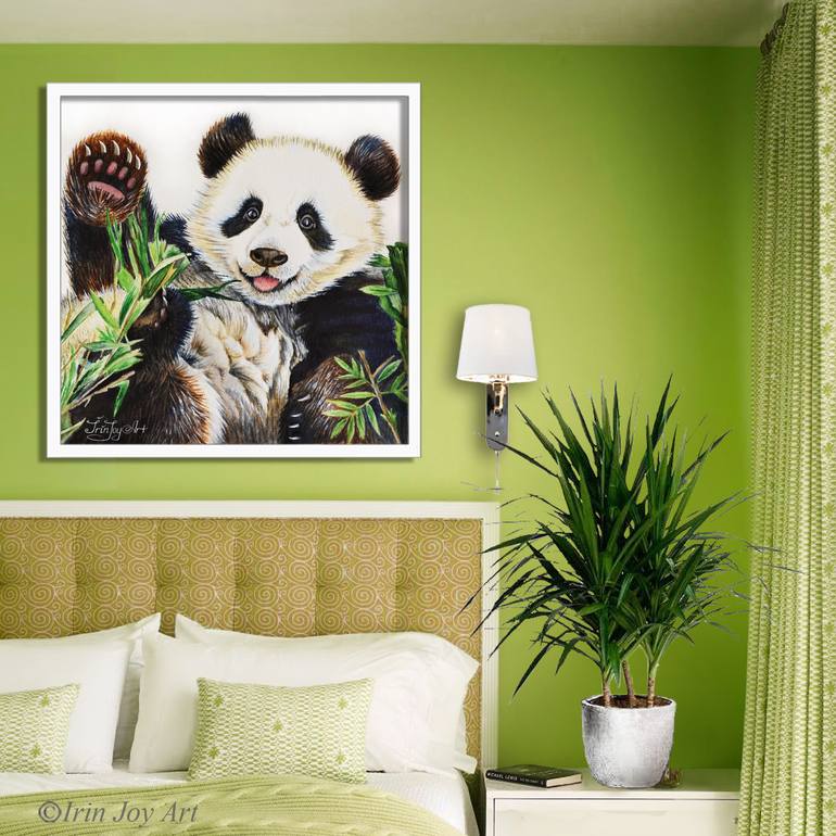 Original Expressionism Animal Painting by Irinjoyart Art