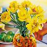 Collection Landscapes, cities, floral, birds, botanic painting