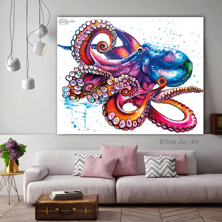 Original Illustration Abstract Painting by Irinjoyart Art